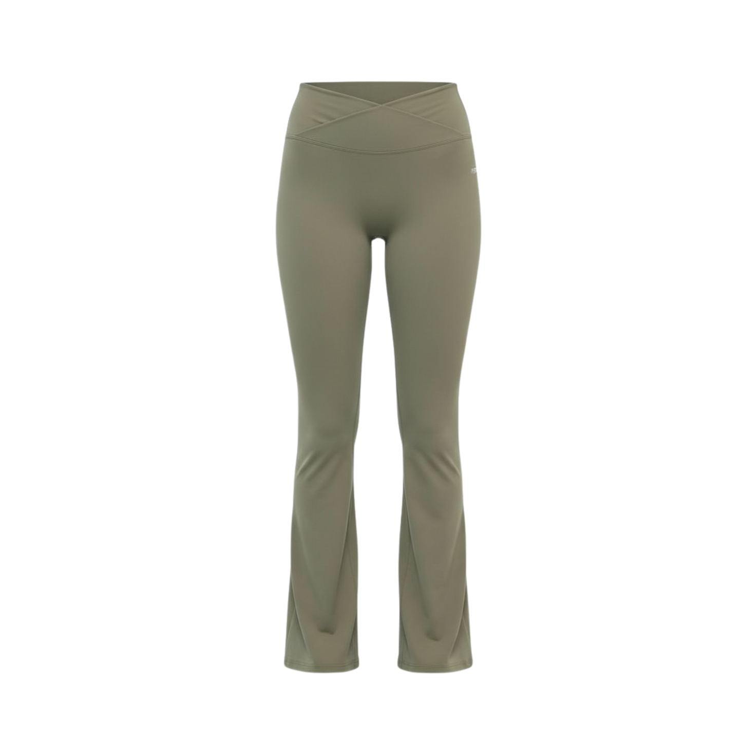 CROSSOVER V-WAIST FLARE PANTS