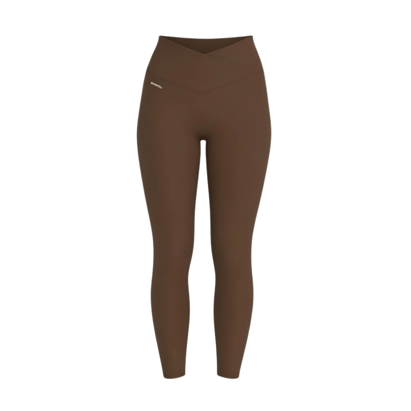 CROSSOVER-V SHAPED SCULPTURE LEGGINGS